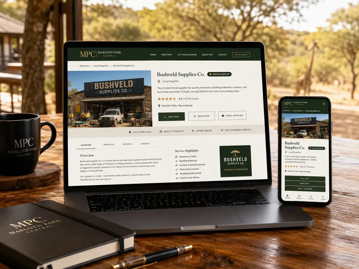 Green Laundry and Maintenance selected Marloth Park service