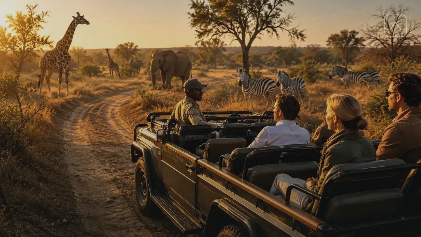 Road through southern Kruger toward Skukuza rest camp