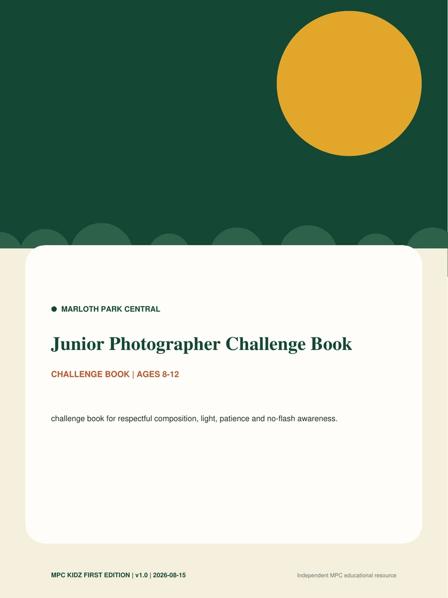Junior Photographer Challenge Book cover