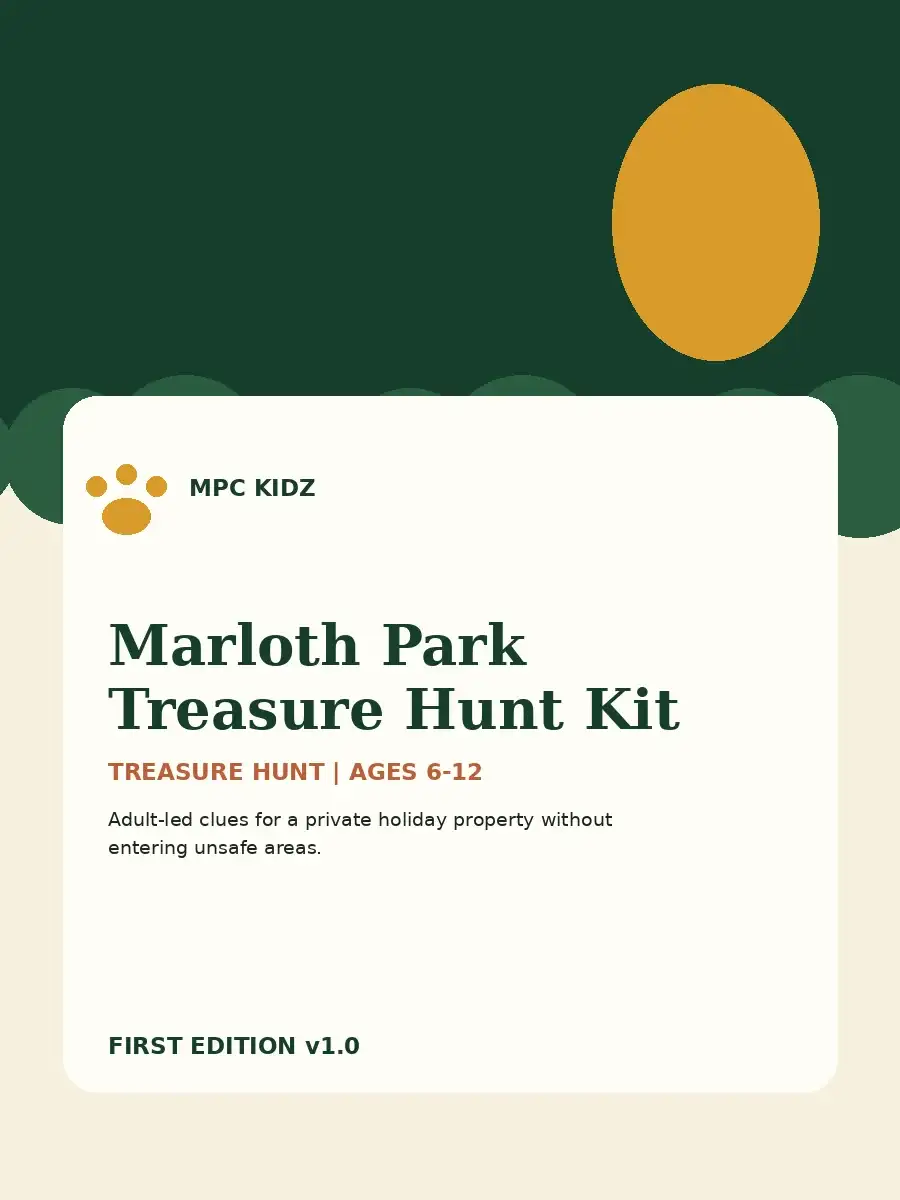 Marloth Park Treasure Hunt Kit activity cover