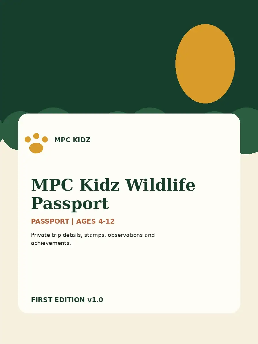 MPC Kidz Wildlife Passport activity cover