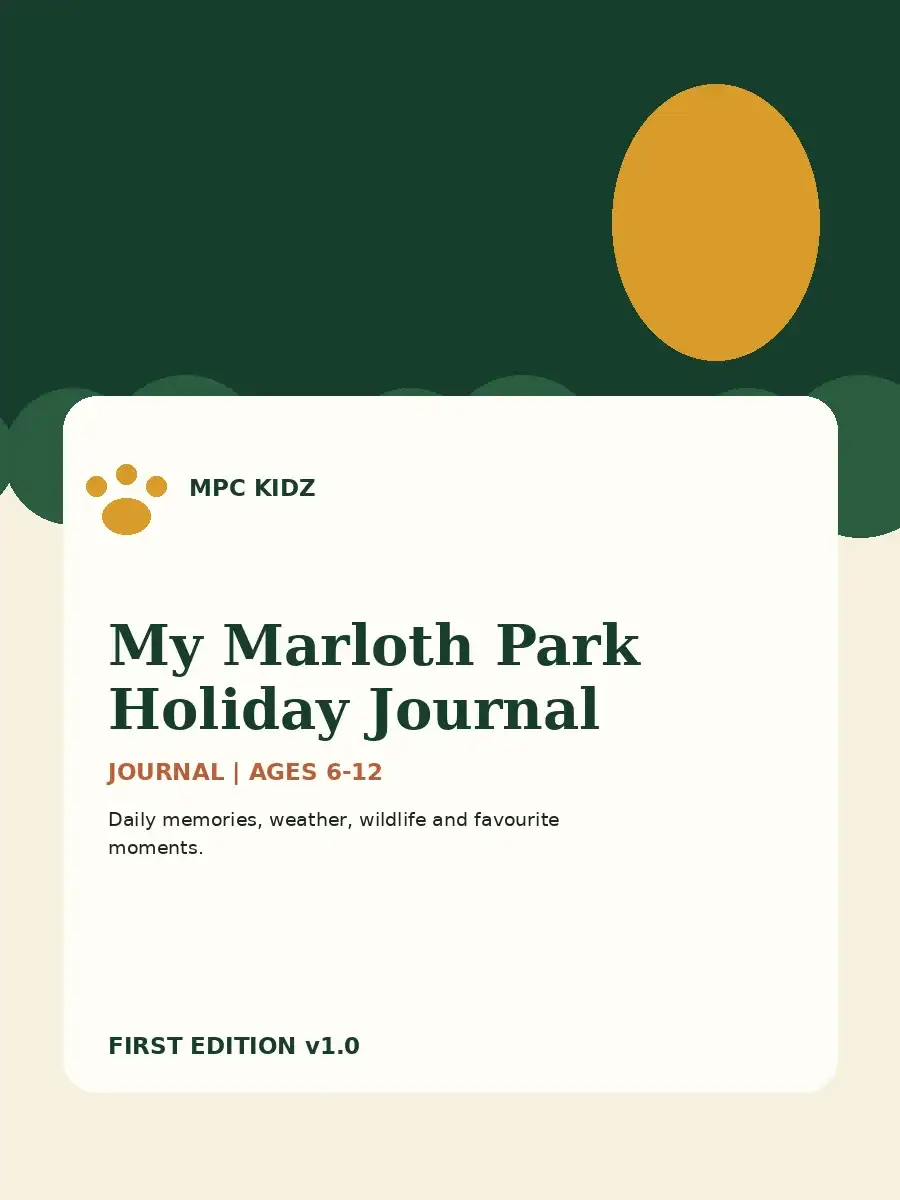 My Marloth Park Holiday Journal activity cover