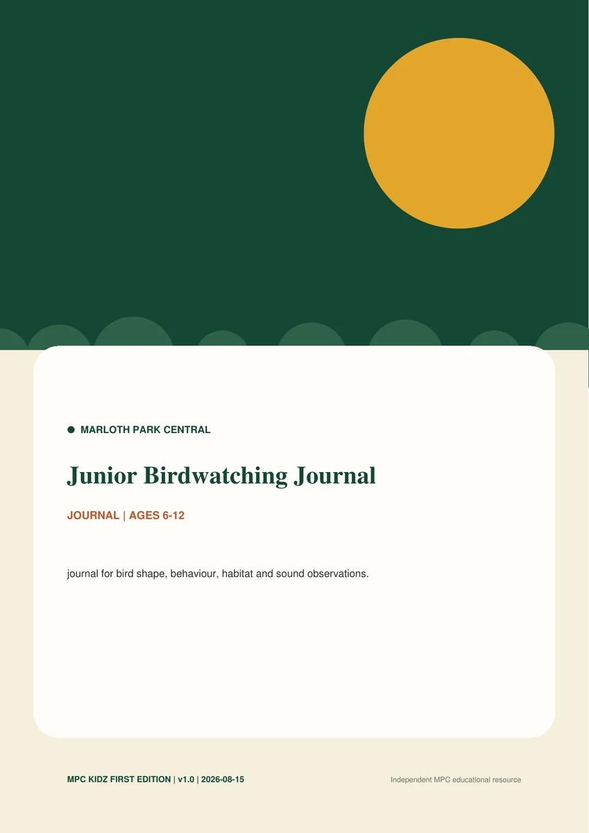 Junior Birdwatching Journal preview 1