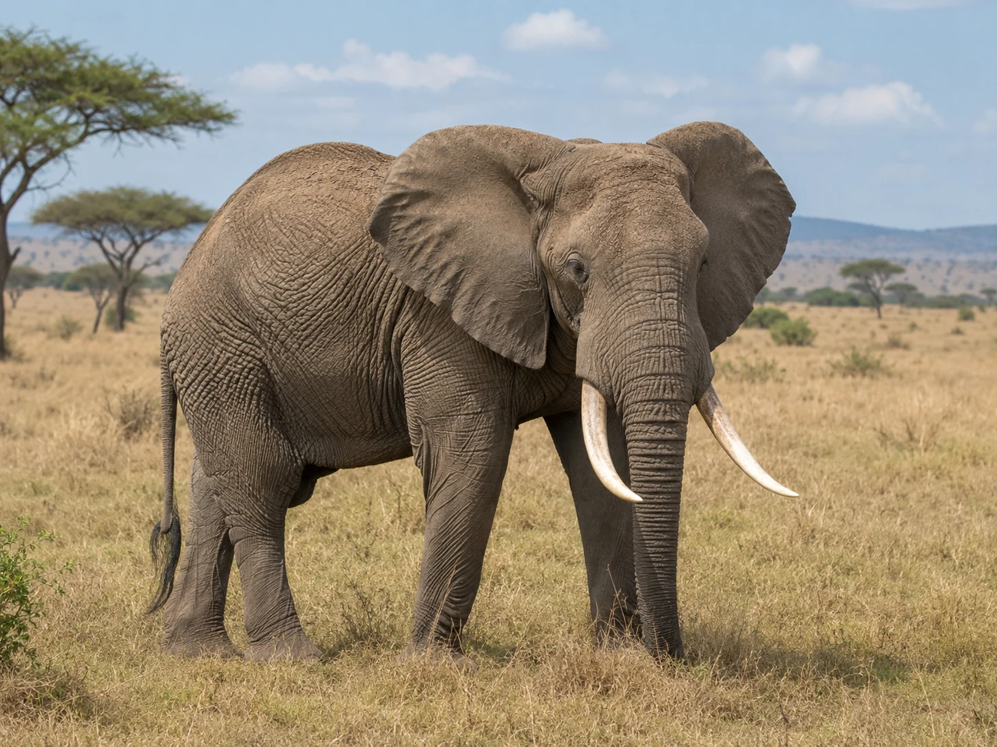 African savanna elephant in Kruger bushveld